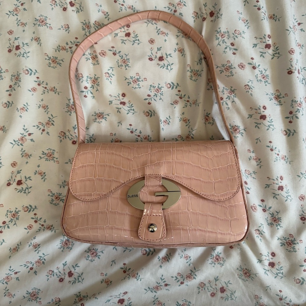 SOLD Vintage GUESS Pink Shoulder Bag